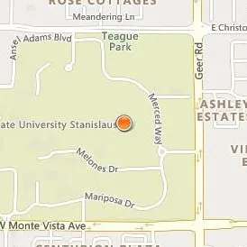 California State University Stanislaus Location Map - Street View