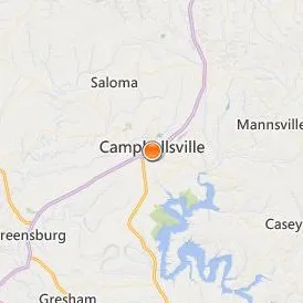 Campbellsville University Location Map - City View