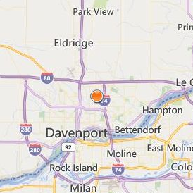 Capri College Davenport Location Map - City View