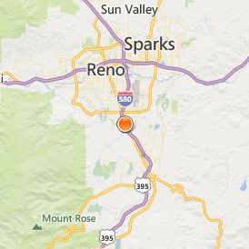 Carrington College Reno Location Map - City View