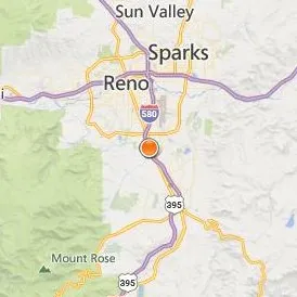 Carrington College Reno Location Map - City View