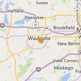 Carroll University Location Map - City View