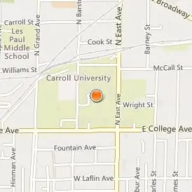 Carroll University Location Map - Street View
