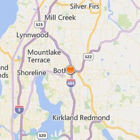 Cascadia College Location Map - City View