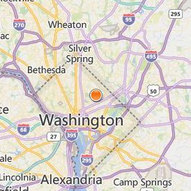 Catholic University of America Location Map - City View