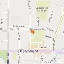 Cazenovia College Location Map - Street View