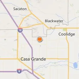 Central Arizona College Location Map - City View