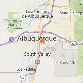 Central New Mexico Community College Location Map - City View