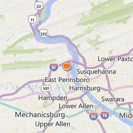 Central Penn College Location Map - City View