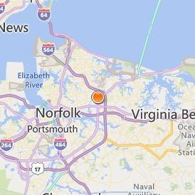 Central School of Practical Nursing Norfolk Location Map - City View
