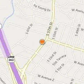 Central Texas Beauty College Temple Location Map - Street View