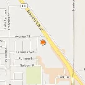 CET Coachella Location Map - Street View