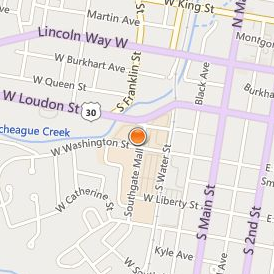 Chambersburg Beauty School Location Map - Street View