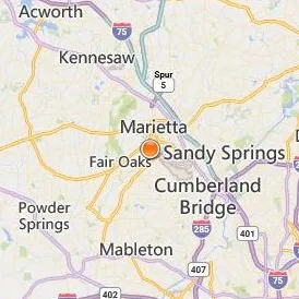 Chattahoochee Technical College Location Map - City View