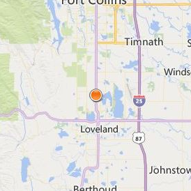 Cheeks International Academy of Beauty Culture Fort Collins Location Map - City View
