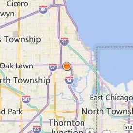 Chicago State University Location Map - City View
