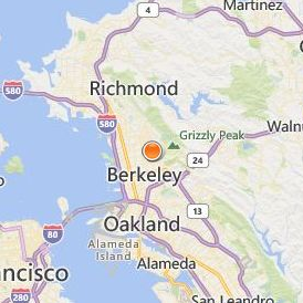 Church Divinity School of the Pacific Location Map - City View