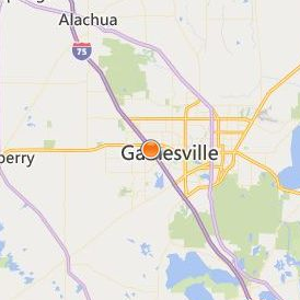 City College Gainesville Location Map - City View