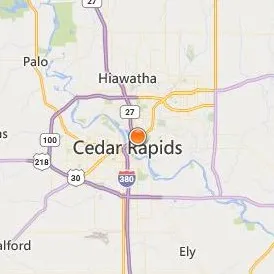Coe College Location Map - City View