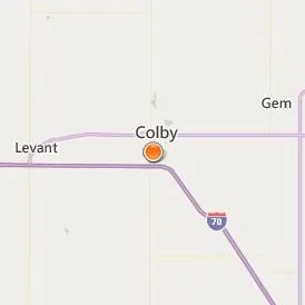 Colby Community College Location Map - City View