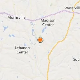 Colgate University Location Map - City View