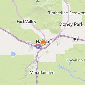 CollegeAmerica Flagstaff Location Map - City View