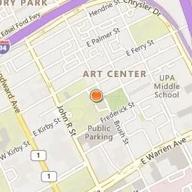College for Creative Studies Location Map - Street View