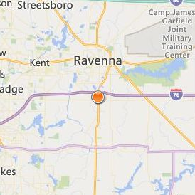 Northeast Ohio Medical University Location Map - City View