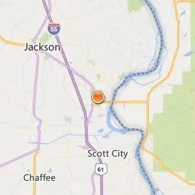 Southeast Missouri Hospital College of Nursing and Health Sciences Location Map - City View