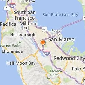 College of San Mateo Location Map - City View