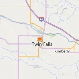 College of Southern Idaho Location Map - City View