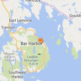 College of the Atlantic Location Map - City View
