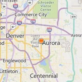 Concorde Career College Aurora Location Map - City View