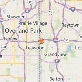 Concorde Career College Kansas City Location Map - City View