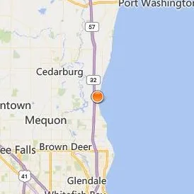 Concordia University Wisconsin Location Map - City View