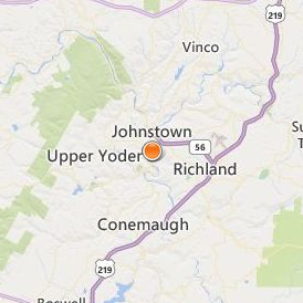 DLP Conemaugh Memorial Medical Center Location Map - City View