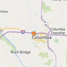 Paul Mitchell the School Missouri Columbia Location Map - City View
