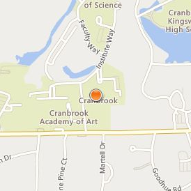 Cranbrook Academy of Art Location Map - Street View