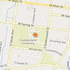 Cumberland University Location Map - Street View