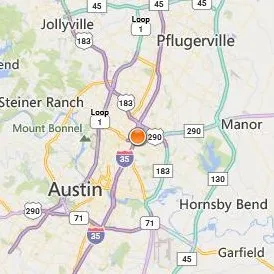 CyberTex Institute of Technology Location Map - City View