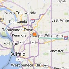 Daemen University Location Map - City View