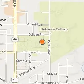 Defiance College Location Map - Street View