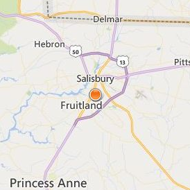 Delmarva Beauty Academy Location Map - City View