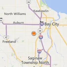 Delta College Location Map - City View