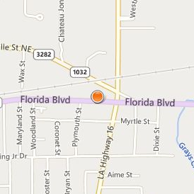 Denham Springs Beauty School Location Map - Street View