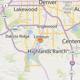 Denver Seminary Location Map - City View