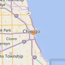 DePaul University Location Map - City View