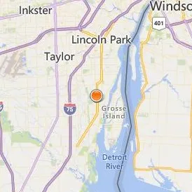 Detroit Business Institute Downriver Location Map - City View