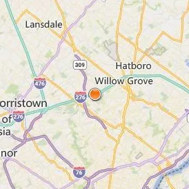 DeVry University Pennsylvania Location Map - City View