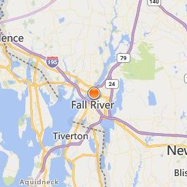 Diman Regional Technical Institute Location Map - City View